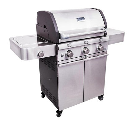 Deluxe Stainless 3-Burner Grill