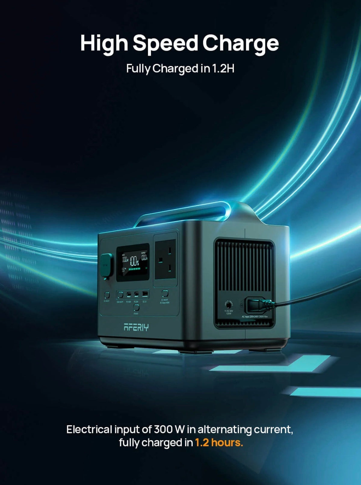 AFERIY P040 Portable Power Station 400W 256Wh