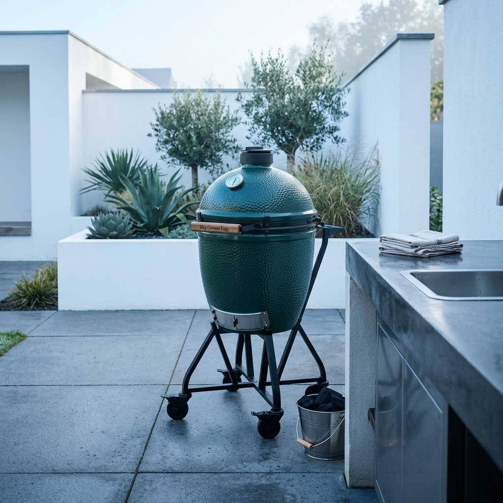 Big Green Egg Integgrated Nest Handler