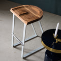 Walnut Counter Stool, Angle