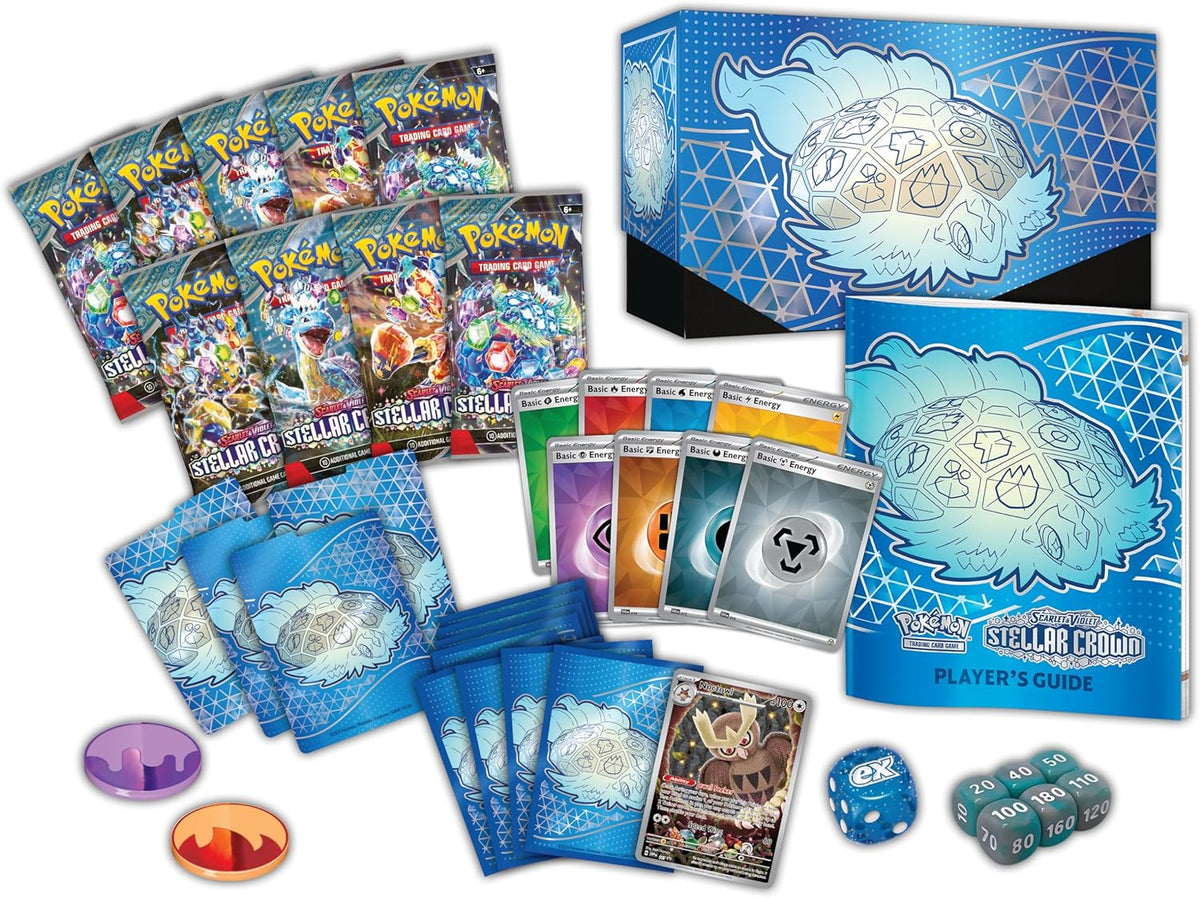 Pokémon TCG: Scarlet & Violet 7 - Stellar Crown - Elite Trainer Box (ETB)