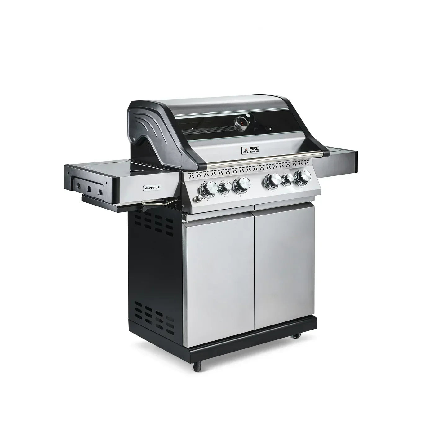 Olympus 6-Burner Stainless Steel Gas BBQ