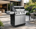 Olympus 6-Burner Stainless Steel Gas BBQ