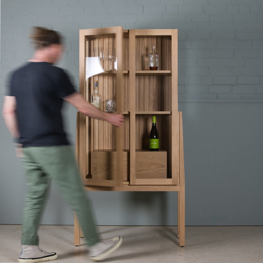 Oak Display Cabinet, Neko