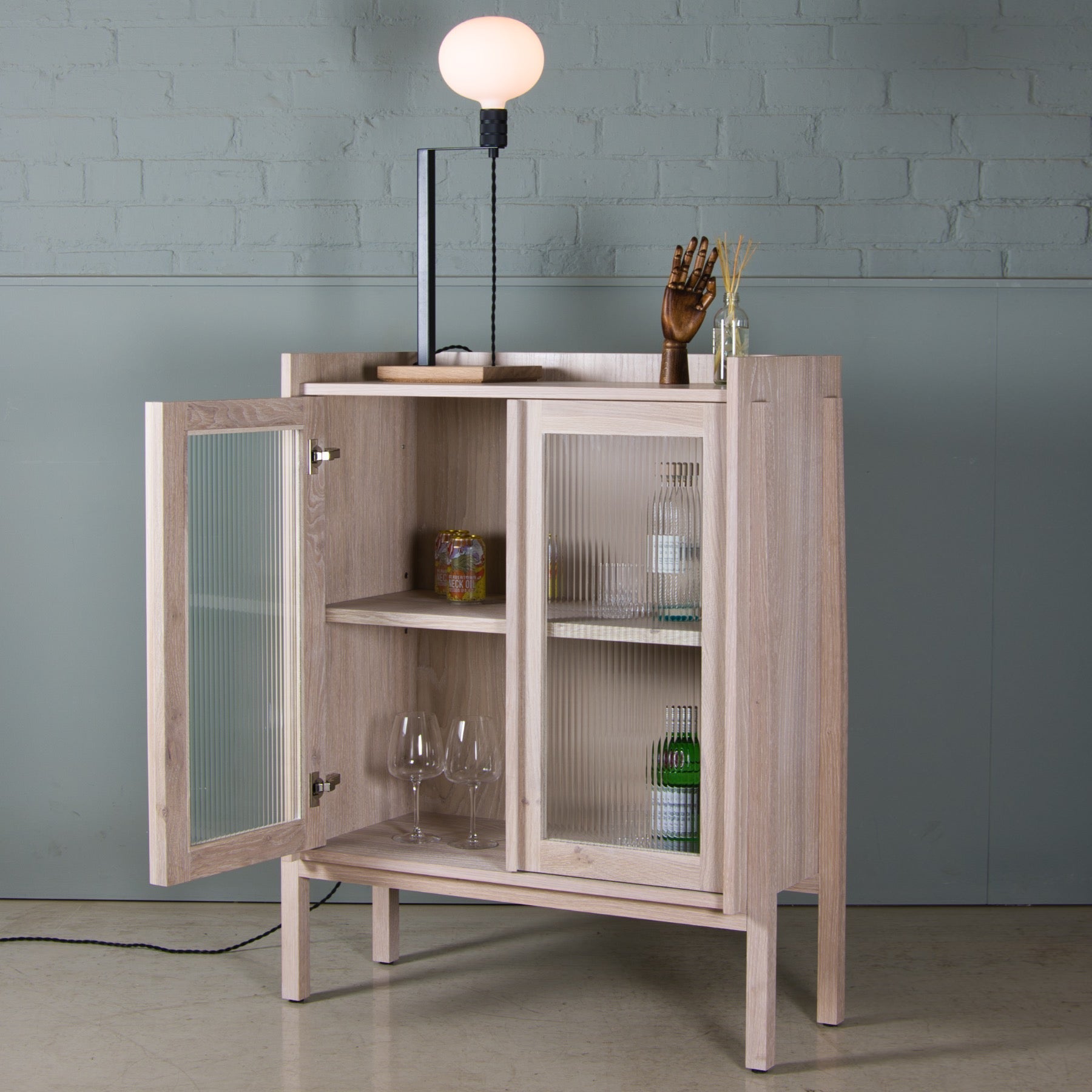 Reeded Glass Cabinet, Muto