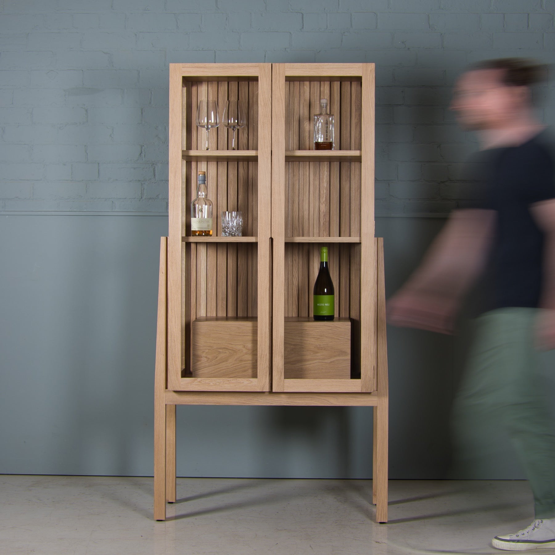 Oak Display Cabinet, Neko