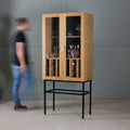Oak Drinks Cabinet
