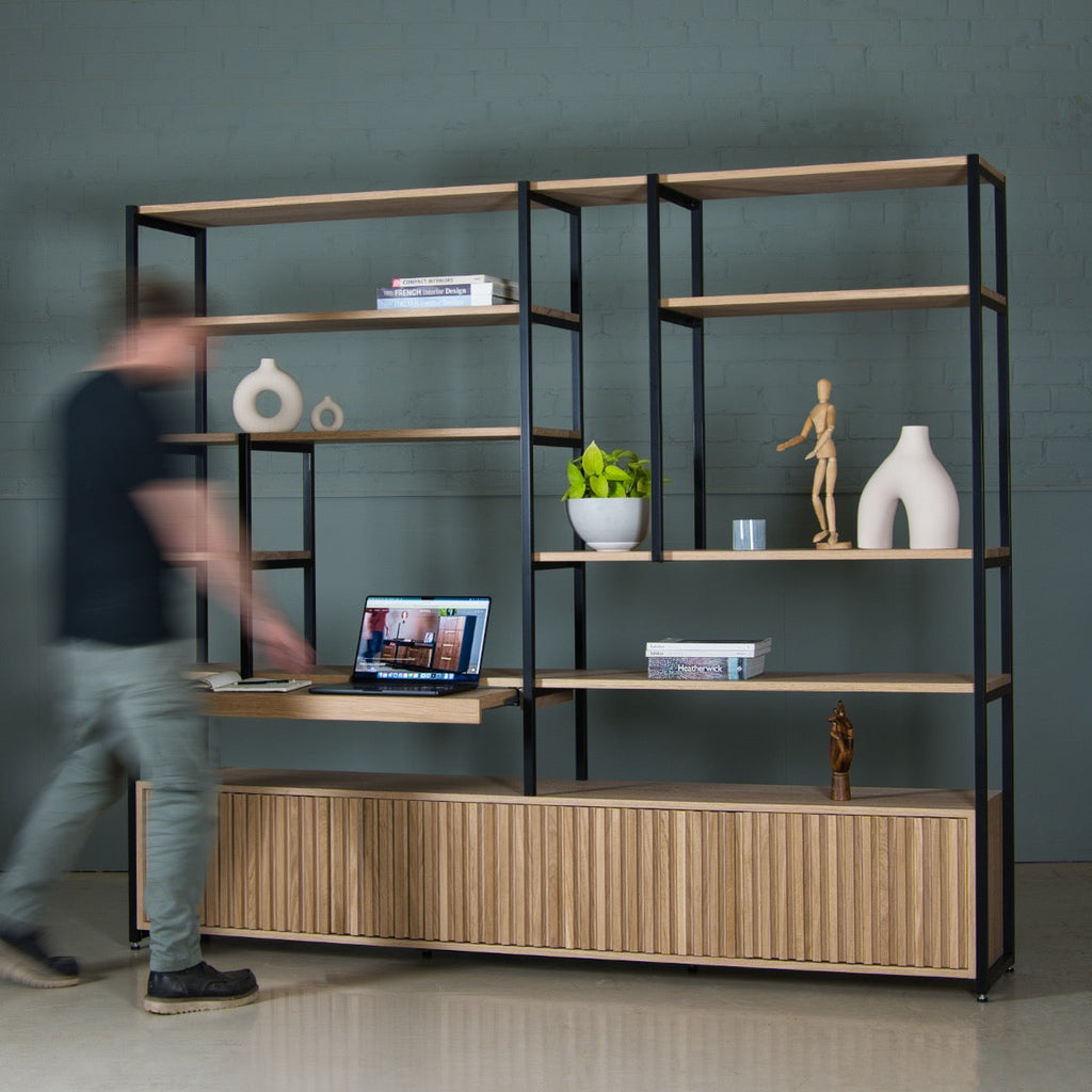 Workstation Oak Desk, Frame
