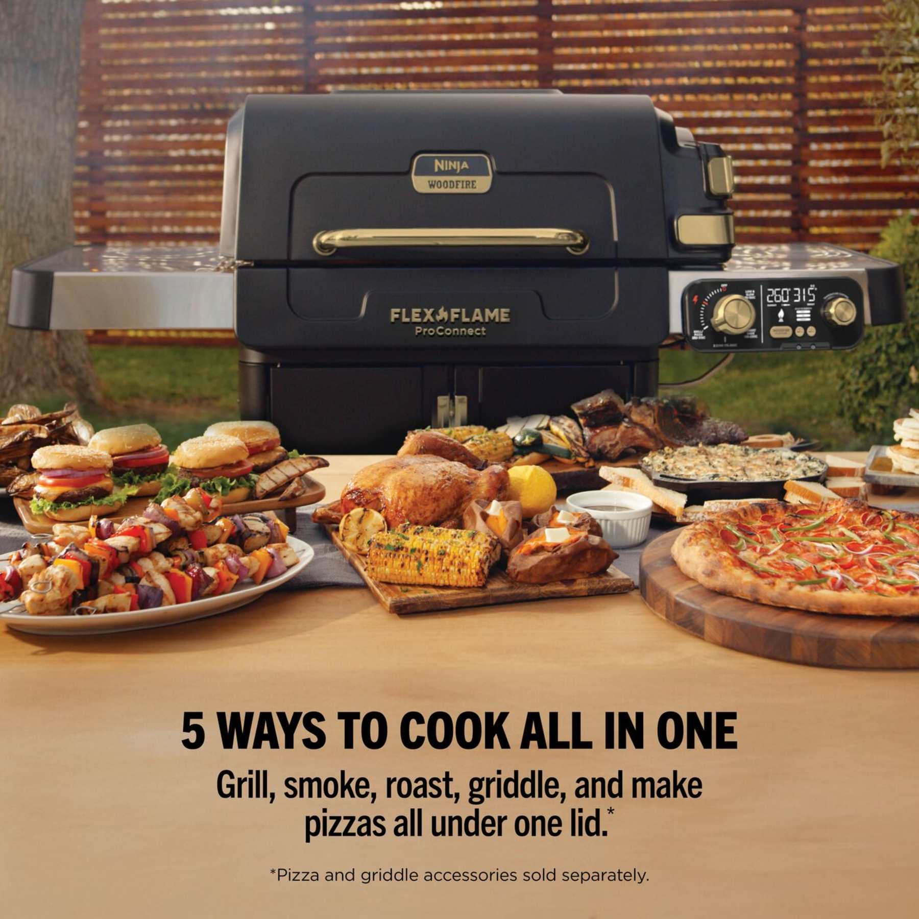 FlexFlame ProConnect Gas BBQ Ultimate 5-in-1 Bundle