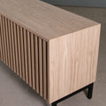 Fluted Oak Cabinet, Neutral