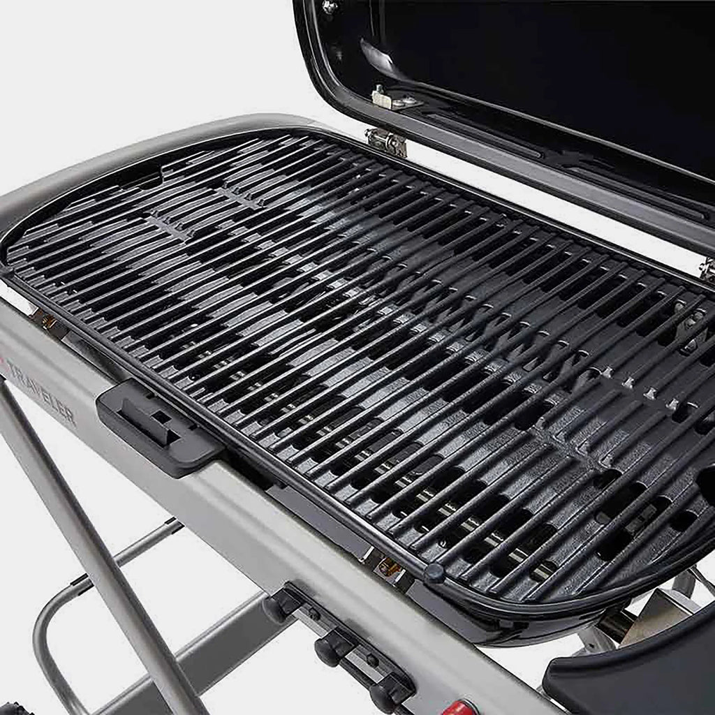 Weber Traveler Portable Gas BBQ with Folding Cart – Black