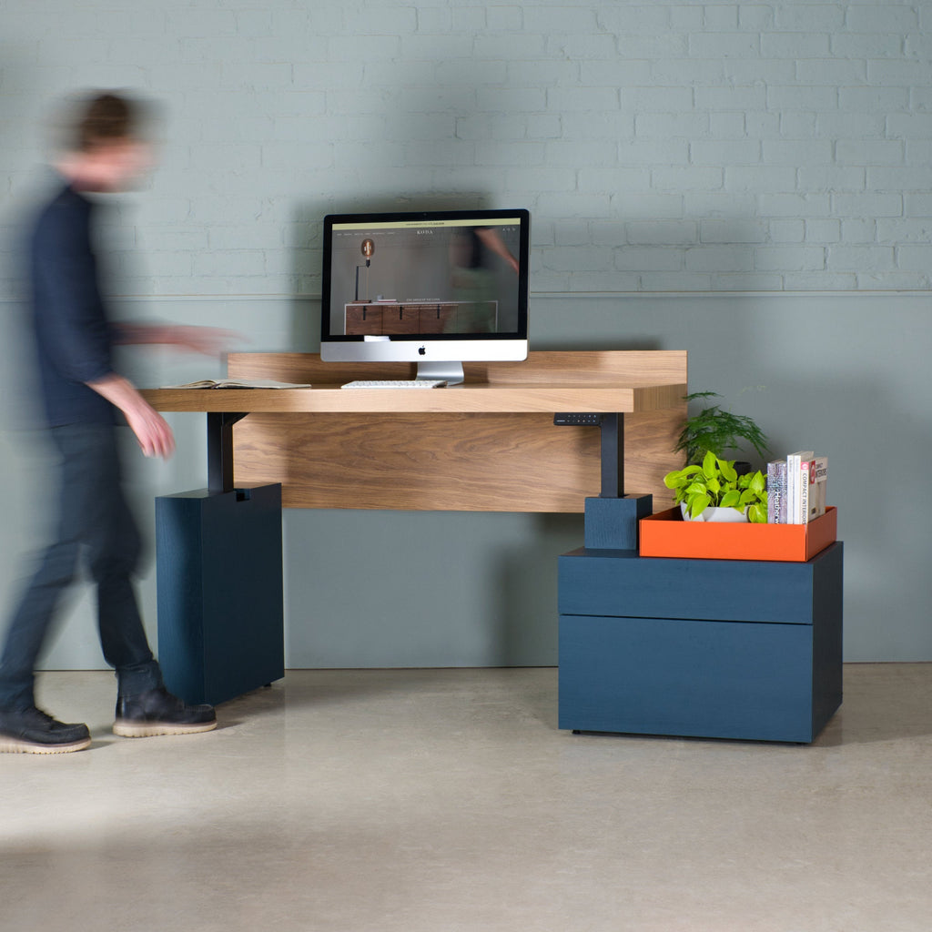 Oak Sit-Stand Desk, Raze